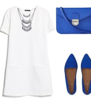 C чем носить платья прямого силуэта летом 2015